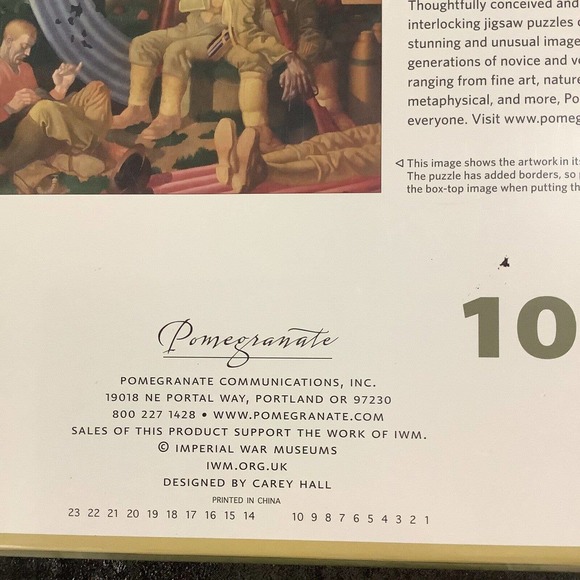 Pomegranate Colin Gill Heavy Artillery 1000 Piece Jigsaw Puzzle New - Picture 4 of 6